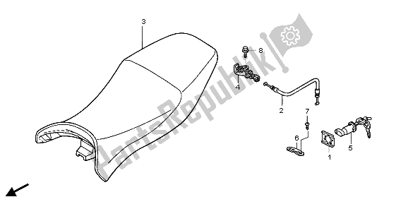 Todas las partes para Asiento de Honda CBR 1100 XX 2007