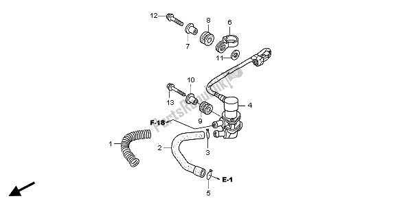 Tutte le parti per il Valvola Solenoide del Honda PES 150 2007