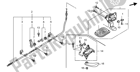 All parts for the Parking Brake of the Honda FJS 400D 2009