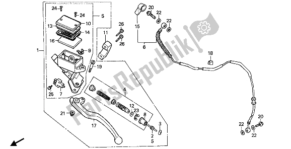 Todas las partes para Embrague de Honda VT 1100C 1988