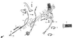 Manejar palanca e interruptor y cable