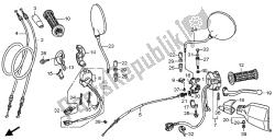 Manejar palanca e interruptor y cable