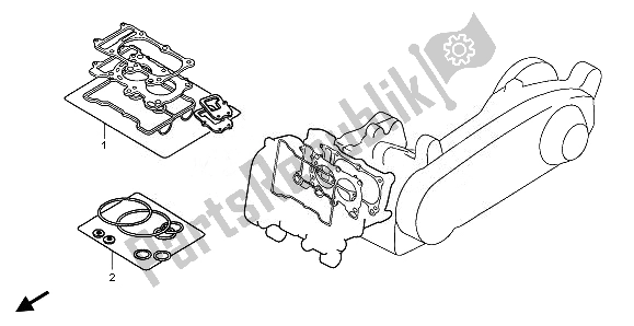 Todas las partes para Kit De Juntas Eop-1 A de Honda FJS 400 2011