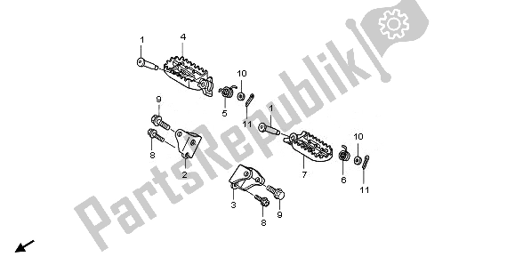 Todas las partes para Paso de Honda CRF 250X 2011