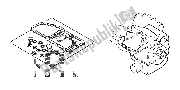 Tutte le parti per il Kit Di Guarnizioni Eop-2 B del Honda VT 750C2S 2013