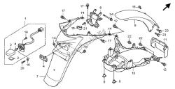 parafango posteriore