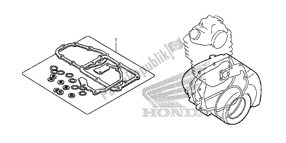 Toutes les pièces pour le Kit De Joint Eop-2 B du Honda CRF 250M 2015