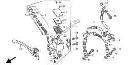 maître-cylindre de frein avant