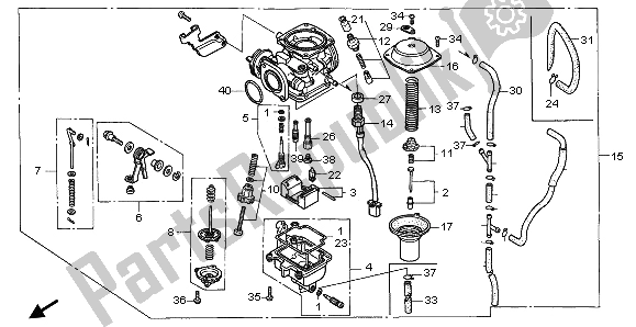 Wszystkie części do Ga? Nik Honda CB 250 1996