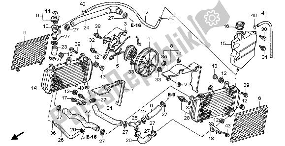 Wszystkie części do Ch? Odnica Samochodowa Honda VFR 800A 2010