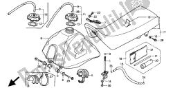 réservoir de carburant et siège