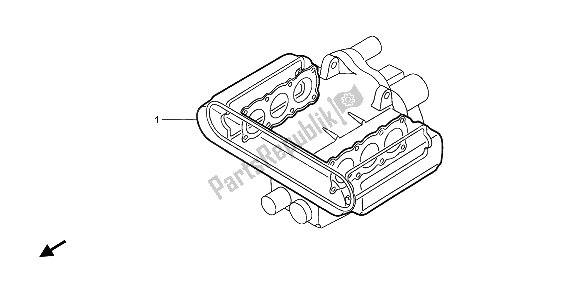 All parts for the Eop-1 Gasket Kit A of the Honda GL 1500 SE 1995