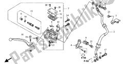 maître-cylindre de frein avant