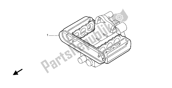 All parts for the Eop-1 Gasket Kit A of the Honda GL 1500C 1999