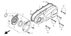 LEFT CRANKCASE COVER