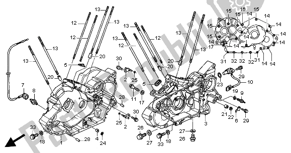 Wszystkie części do Korbowód Honda VTX 1300S 2004