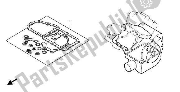 Tutte le parti per il Kit Di Guarnizioni Eop-2 B del Honda NT 650V 1999