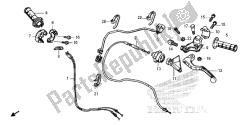 Manejar palanca e interruptor y cable