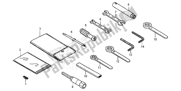 All parts for the Tools of the Honda CRF 250L 2013