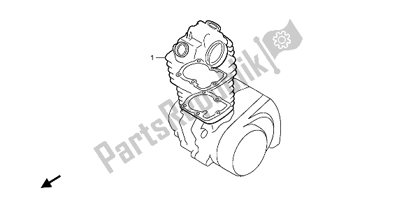 Tutte le parti per il Kit Di Guarnizioni Eop-1 A del Honda NX 650 1991