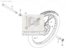 F-8 FRONT WHEEL