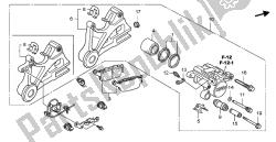 REAR BRAKE CALIPER