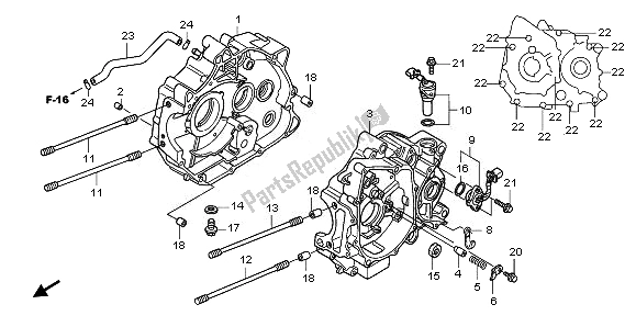 Wszystkie części do Korbowód Honda ANF 125 2010