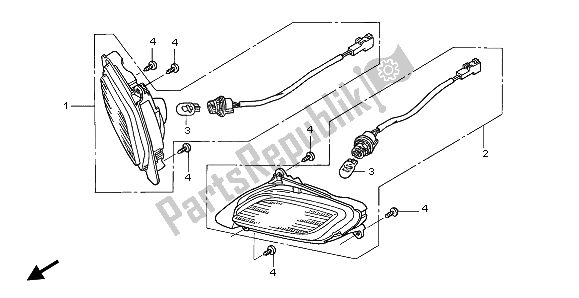 Wszystkie części do Winker Honda ST 1300 2003