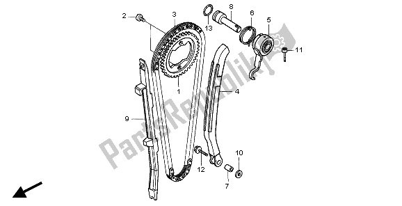 Todas las partes para Cadena De Levas Y Tensor de Honda XR 600R 1997