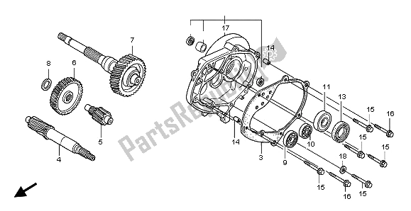 Tutte le parti per il Trasmissione del Honda SH 150D 2009