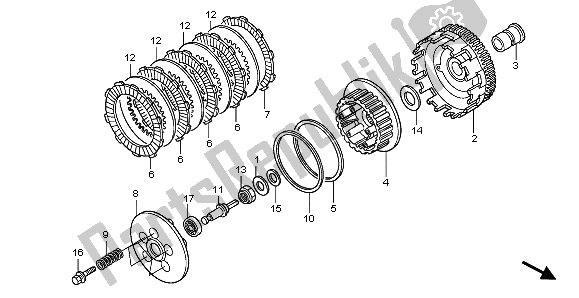 Wszystkie części do Sprz? G? O Honda XL 125V 80 KMH 2003