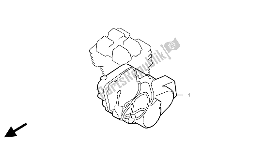 All parts for the Eop-2 Gasket Kit B of the Honda CMX 250C 1998