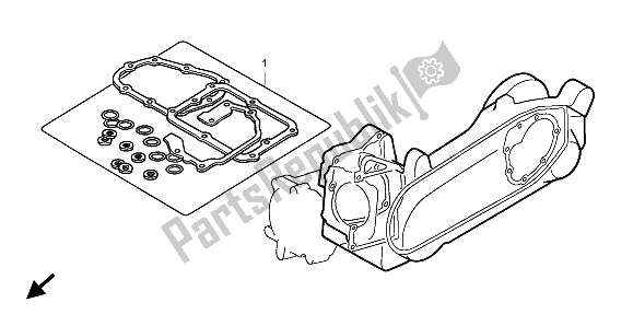 Tutte le parti per il Kit Di Guarnizioni Eop-2 B del Honda SH 150R 2010