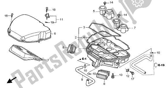 Todas las partes para Filtro De Aire de Honda CBR 1100 XX 2002