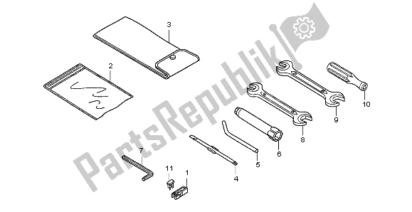 Todas las partes para Herramientas de Honda SH 125S 2007