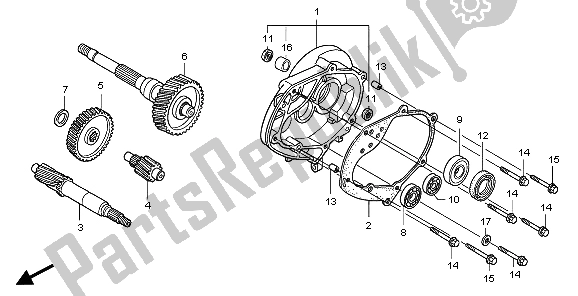 Tutte le parti per il Trasmissione del Honda SH 125S 2007