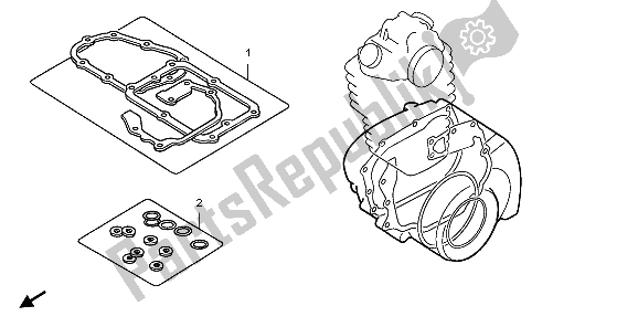 All parts for the Eop-2 Gasket Kit B of the Honda CBR 125 RW 2006
