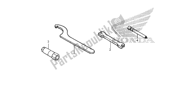 Tutte le parti per il Utensili del Honda CRF 450R 2013