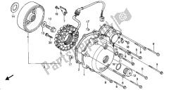 LEFT CRANKCASE COVER & GENERATOR