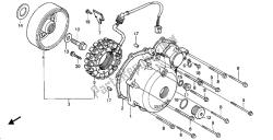 linker carterdeksel & generator