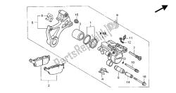 REAR BRAKE CALIPER