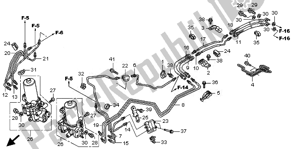 Todas las partes para Válvula De Control Proporcional de Honda GL 1800 2010