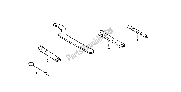 Todas las partes para Herramientas de Honda CRF 250X 2004