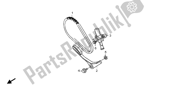 All parts for the Cam Chain of the Honda TRX 250 EX Sportrax 2002