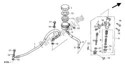 maître-cylindre de frein arrière