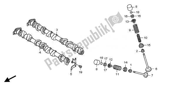 All parts for the Camshaft & Valve of the Honda CBR 1000 RR 2011