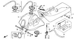 serbatoio carburante e sedile