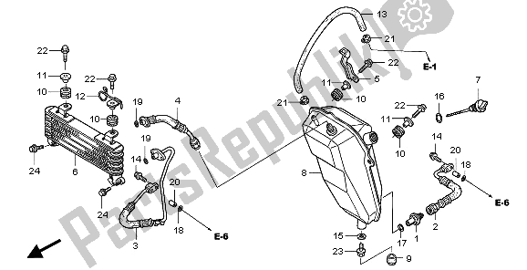 Todas las partes para Enfriador De Aceite de Honda TRX 400 EX 2007