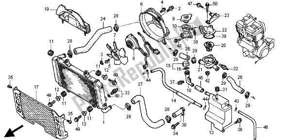 Todas las partes para Radiador de Honda CB 1300X4 1997