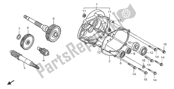 Todas las partes para Transmisión de Honda PES 125R 2008
